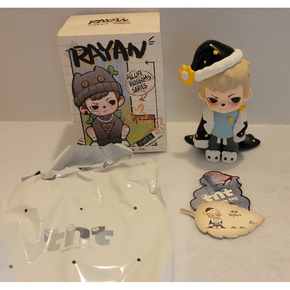 New TNT RAYAN All Life Blossoms Reflect Card Confirmed Blind Box Vinyl Figure